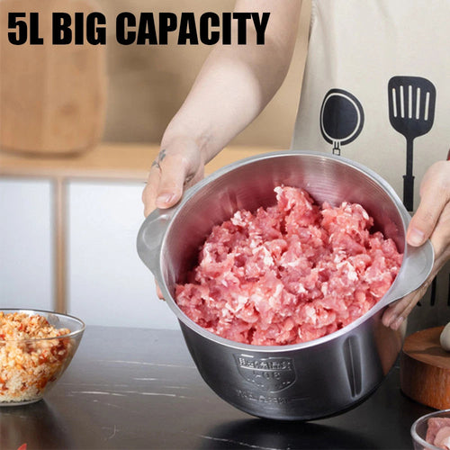 5L Electric Meat Grinder, Blender Food Chopper