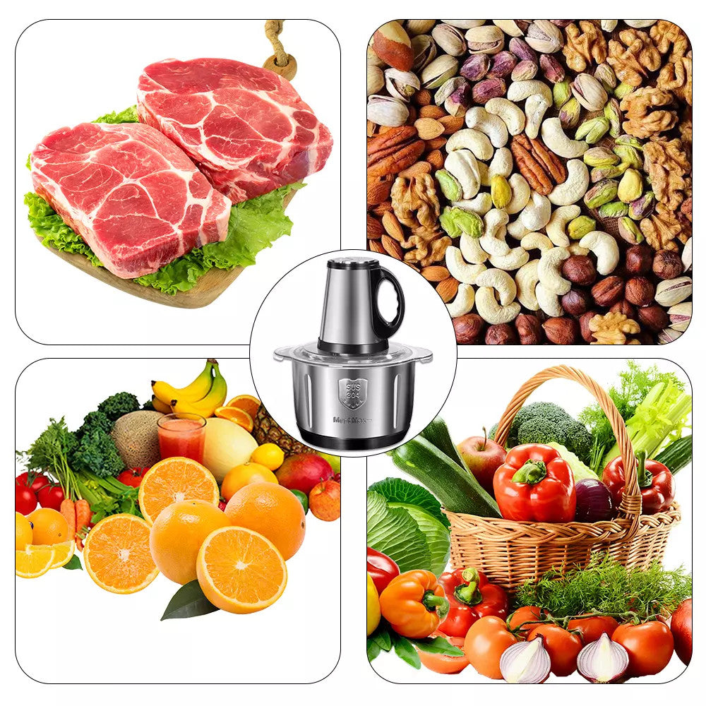 5L Electric Meat Grinder, Blender Food Chopper